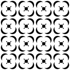 Vector seamless geometric pattern in retro style. Simple design for wrapping, wallpaper, textile