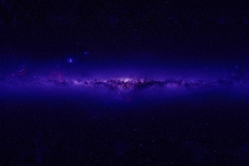 Fototapeta na wymiar Deep space, distant galaxy with stars. Elements of this image were furnished by NASA.
