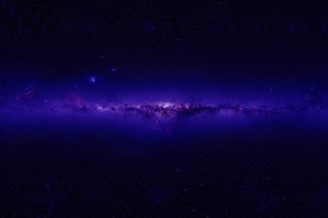 Fototapeta premium Deep space, distant galaxy with stars. Elements of this image were furnished by NASA.