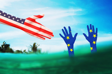 Assistance to the European Union by American colleagues in a difficult situation. International...