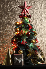 christmas tree and gifts