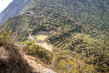 Choquequirao Inca ruins in Peru