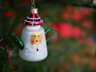 Xmas Ornament Teapot