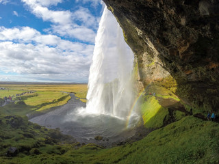 Seljalandsfoss waterfall Iceland