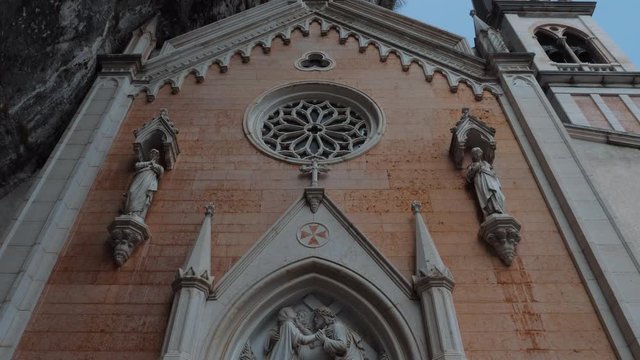 Madonna della Corona Sanctuary, in the Province of Verona, Trentino, South Tyrol, Italy. Church.