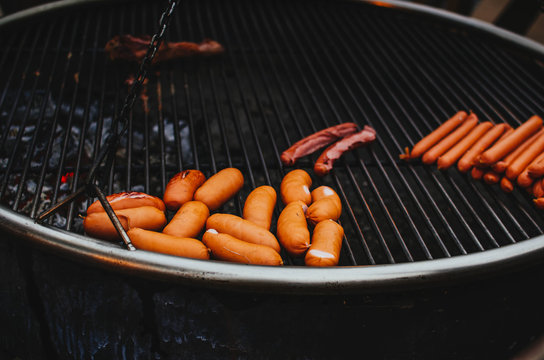 sausages are fried on the mongala