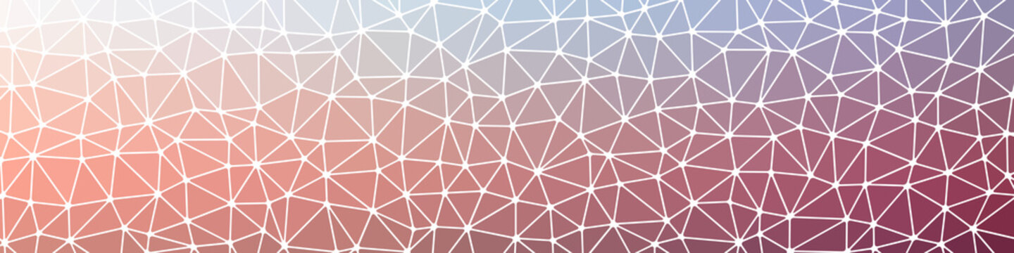 Abstract Low Polygon gradient Generative Art background illustration