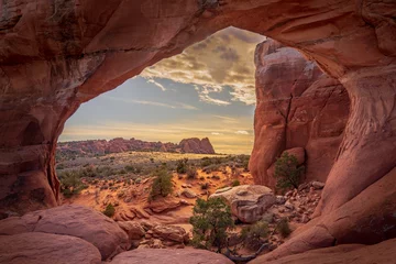 Tuinposter Broken Arch, Arches National Park, Moab, Utah © Wade