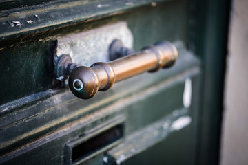 old doors close up view