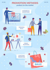 Product Promotion Methods Web Page Flat Template