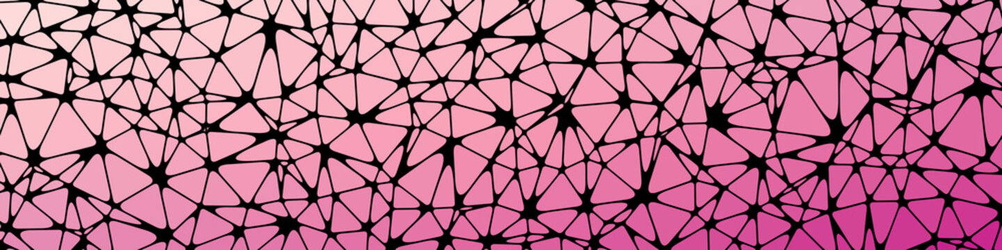 Abstract Low Polygon gradient Generative Art background illustration
