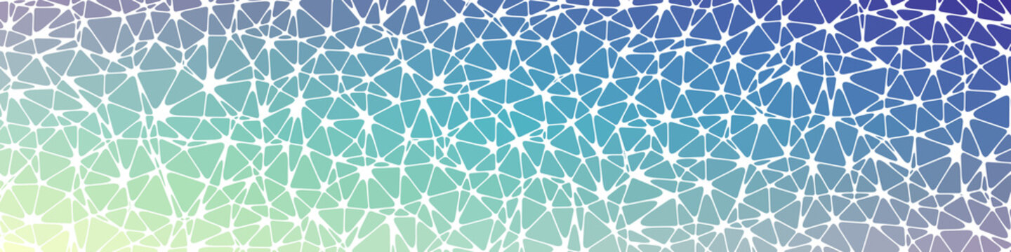 Abstract Low Polygon gradient Generative Art background illustration