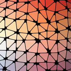 Fototapeta premium Abstract Low Polygon gradient Generative Art background illustration