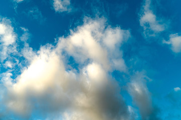 blue sky with clouds