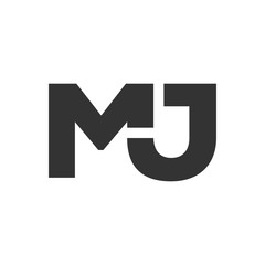 mj letter logo