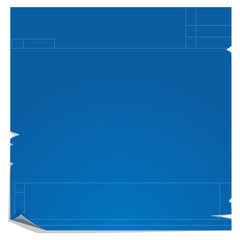 realistic background of paper blueprint