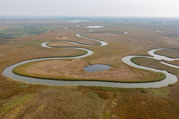 Meander river Africa