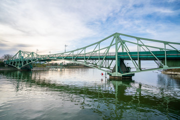 Obraz premium Historic Swivel Bridge in Liepaja, Latvia.