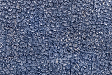 Blue abstract pattern rubber background or tire texture closeup