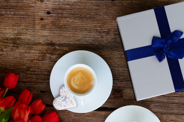 Valentines day coffee