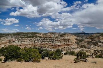 Sandstone Mountains of Utah Desert