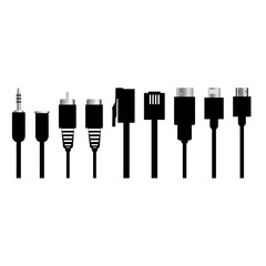 Monitor hardware icons ,cabels