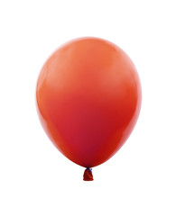 Red balloon on white background