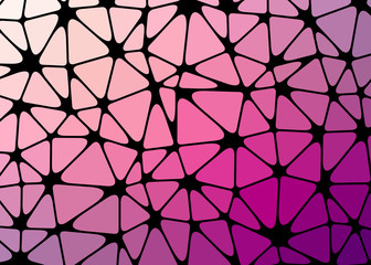 Fototapeta premium Abstract Low Polygon gradient Generative Art background illustration