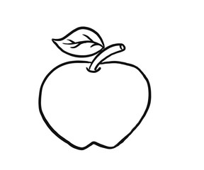 illustration of an apple