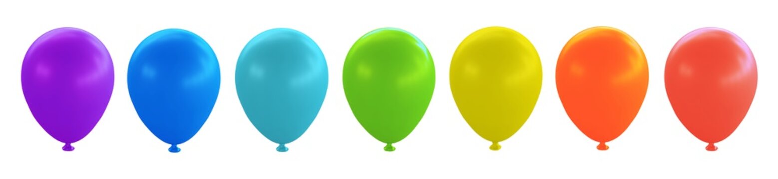 Fototapeta balloons in a row