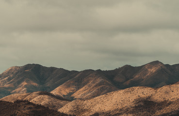Fototapeta na wymiar Dry Valley Mountain 