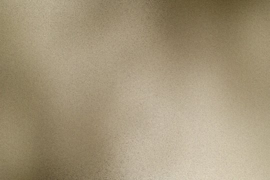 Brushed light brown metallic wall, abstract texture background