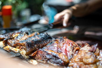 The roast, is a cooking technique are exposed to the heat of fire or embers so that they cook slowly.