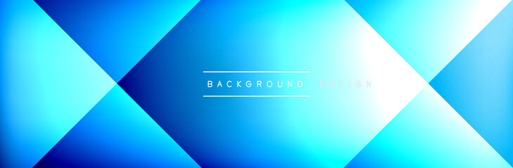 Abstract background - squares and lines composition created with lights and shadows. Technology or business digital template