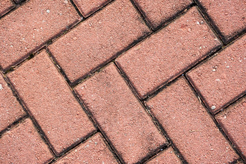 Red block texture background.