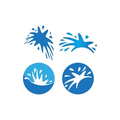 Fototapeta na wymiar Water Splash logo