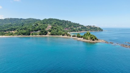 Aerial view of Punta Leona Beach, Costa Rica
