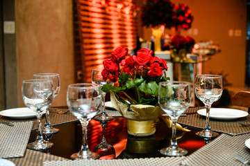 christmas table setting