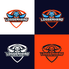 loggerhead turtle sport logo design