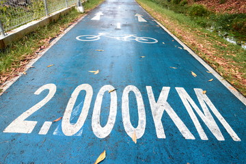 sign on the road