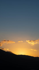 Sunrise in the constanza valley 