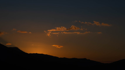 Sunset in the constanza valley 