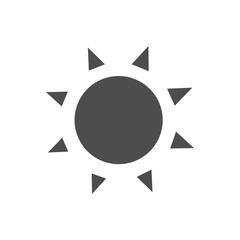 sun icon vector for your design 