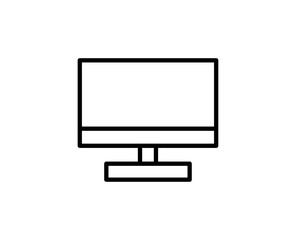 Computer line icon