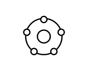 Connection line icon