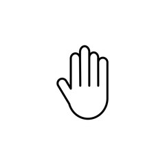 hand icon vector for your design
