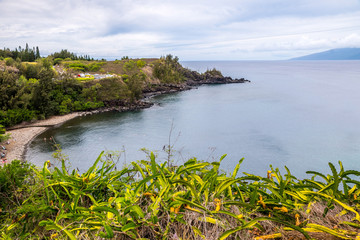 Obraz premium A gorgeous view of the natural landscape in Maui, Hawaii