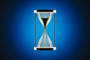 Hourglass on bull wallpaper