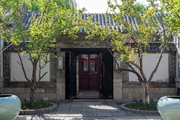 Old courtyard building of Daming Lake in Jinan