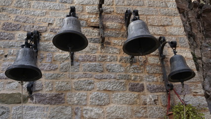 Obraz premium Bells in the Monastery of Prousos